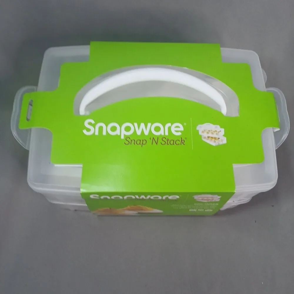 Snapware Snap N Stack Egg Tainer Deviled Egg Carrier Storage 24 Eggs NEW